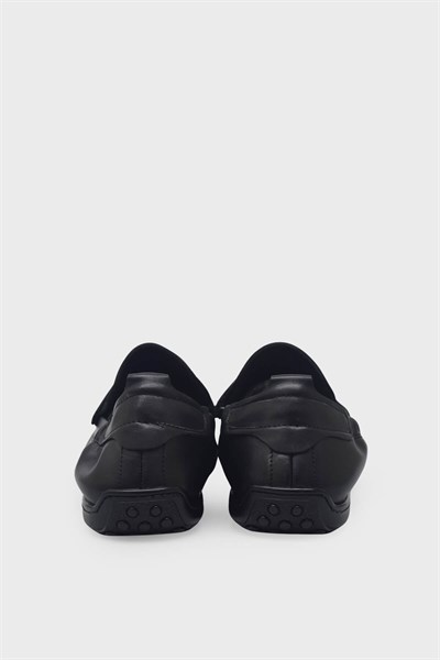 Pepita Erkek Loafer Deri Ayakkabı Siyah SRLR-M420