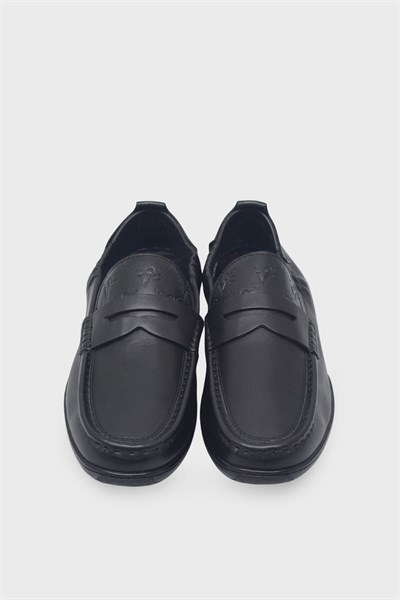 Pepita Erkek Loafer Deri Ayakkabı Siyah SRLR-M420