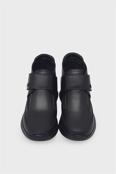Pepita Kadın Comfort Deri Bot Siyah SRLR-Z1144