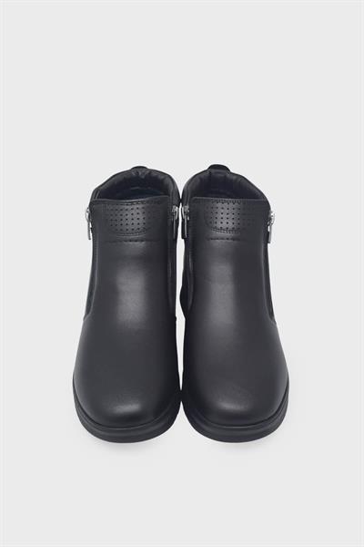 Pepita Kadın Comfort Deri Bot Siyah SRLR-Z445
