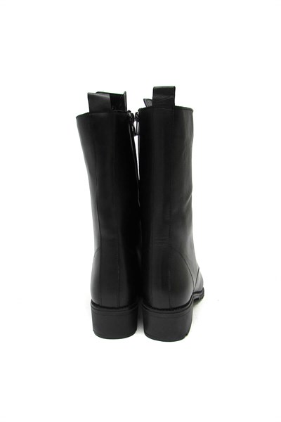 Pepita Kadın Deri Postal Bot Siyah SRLR8470