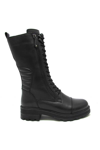 Pepita Kadın Postal Deri Bot Siyah SRLR8954