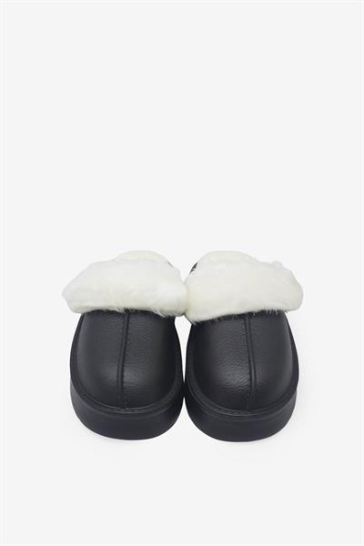 Pierre Cardin Kadın Peluşlu Ev Terliği Siyah PC-55332