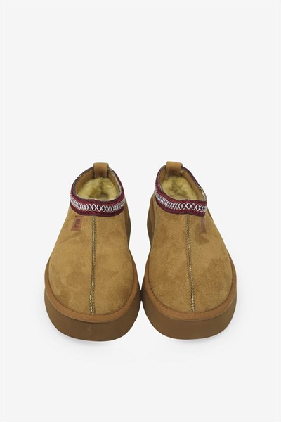 Pierre Cardin Kadın Ugg Günlük Ev Terliği Taba PC-54395