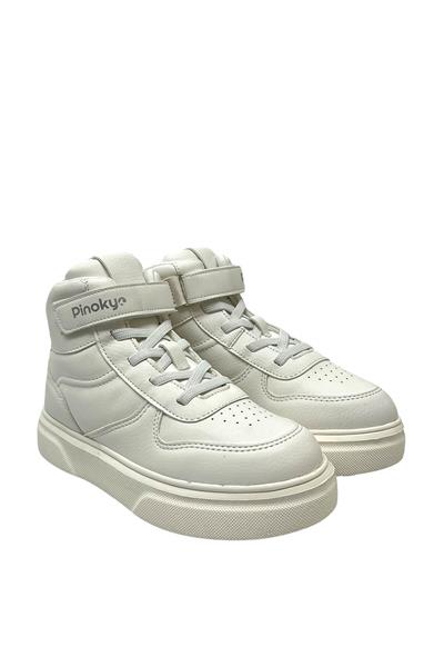 Pinokyo Unisex Çocuk Jordan Spor Ayakkabı Beyaz PNKY-CHICAGO