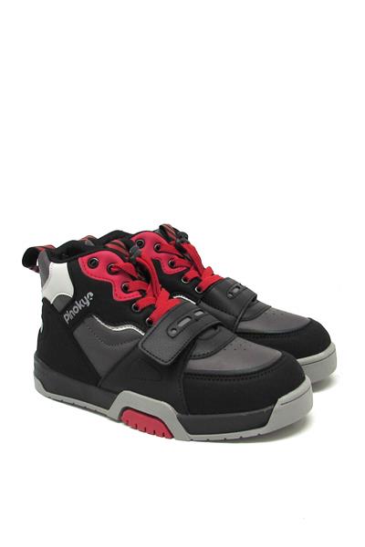 Pinokyo Unisex Çocuk Spor Bot Siyah PNKY-İSTANBUL