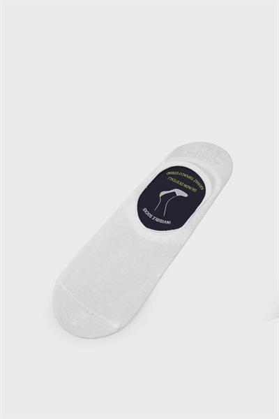 Pro Çorap Erkek Bamboo Babet Çorap Beyaz PRO10700