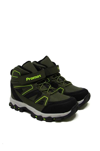 Promax Unisex Çocuk Cırtlı Spor Bot Haki PRMX-1726