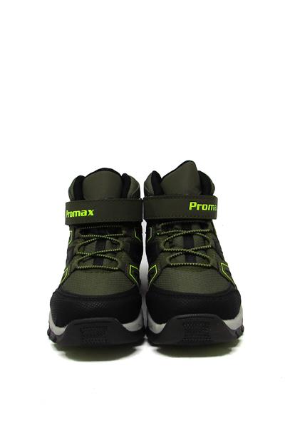 Promax Unisex Çocuk Cırtlı Spor Bot Haki PRMX-1726
