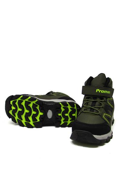 Promax Unisex Çocuk Cırtlı Spor Bot Haki PRMX-1726