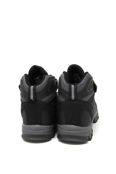 Promax Unisex Çocuk Cırtlı Spor Bot Siyah Gri PRMX-1726
