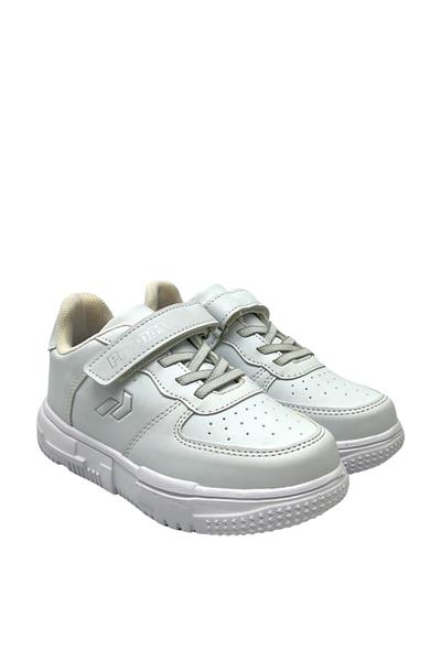 Promax Unisex Çocuk Cırtlıı Spor Ayakkabı Beyaz PRMX1766