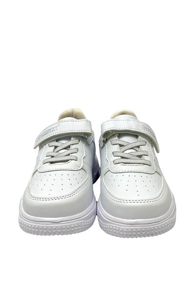Promax Unisex Çocuk Cırtlıı Spor Ayakkabı Beyaz PRMX1766