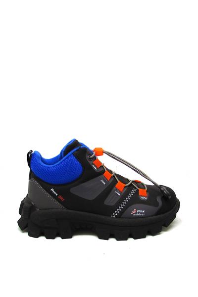 Promax Unisex Çocuk Spor Bot Siyah Saks Mavi PRMX-1794