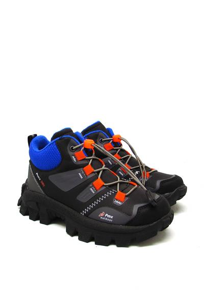 Promax Unisex Çocuk Spor Bot Siyah Saks Mavi PRMX-1794
