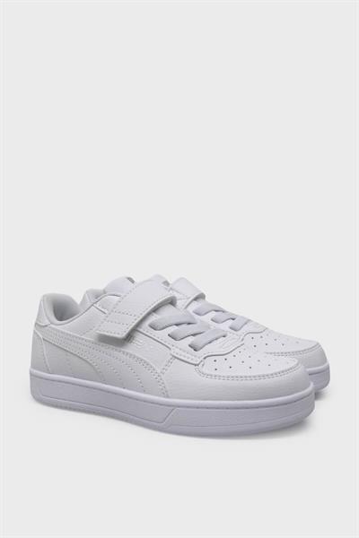 Puma Caven 2.0 AC+PS Unisex Çocuk Ayakkabı Beyaz Gümüş 393839 