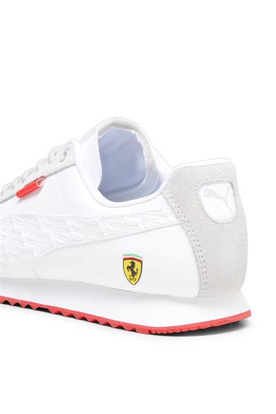 Puma Erkek Ferrari Roma Via Spor Ayakkabı Beyaz Gri 307813