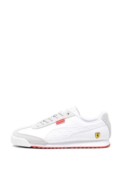 Puma Erkek Ferrari Roma Via Spor Ayakkabı Beyaz Gri 307813