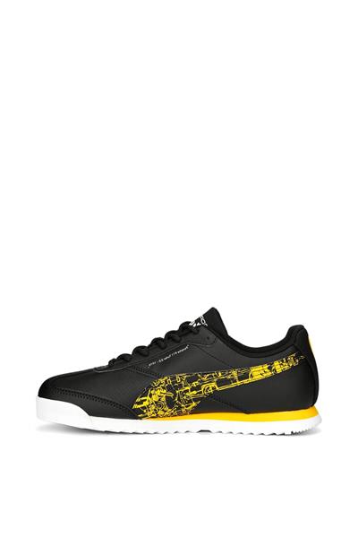 Puma Erkek PL Roma Via Sneakers Siyah Sarı 307672