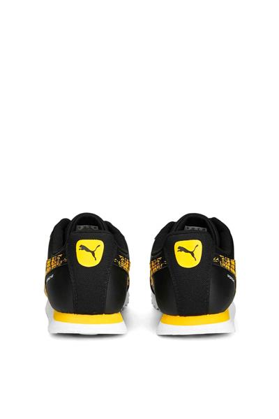 Puma Erkek PL Roma Via Sneakers Siyah Sarı 307672
