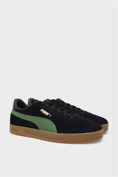 Puma Erkek Puma Club Ayakkabı Siyah Yeşil 381111