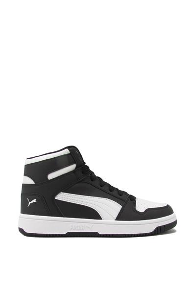 Puma Erkek Rebound LayUp SL Spor Bot Siyah Beyaz 369573