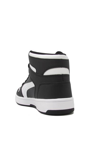 Puma Erkek Rebound LayUp SL Spor Bot Siyah Beyaz 369573