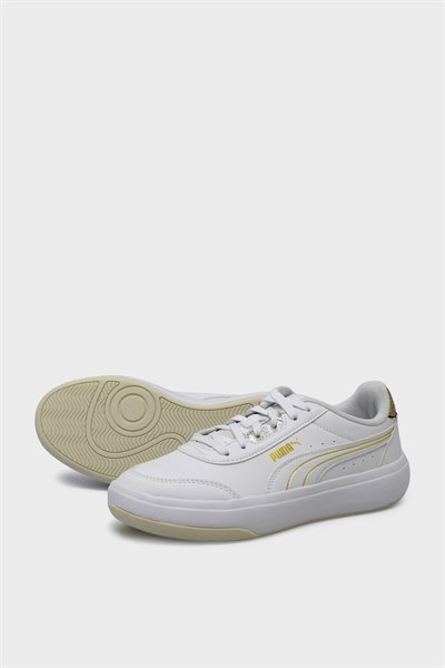 Puma Kadın Tori Metallic Shine Spor Ayakkabı Beyaz Gold 396343