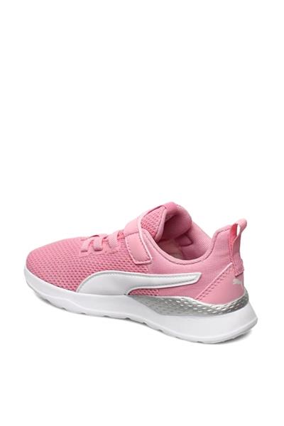 Puma Kız Çocuk Anzarun Lite AC PS Spor Ayakkkabı Siyah Beyaz 372009