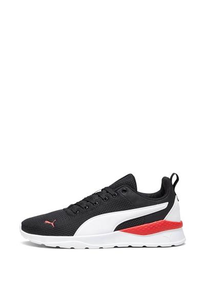 Puma Unisex Anzarun Lite Spor Ayakkabı Siyah Beyaz Kırmızı 371128