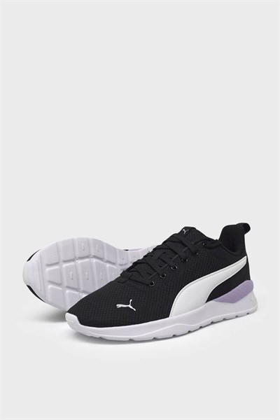Puma Unisex Anzarun Lite Spor Ayakkabı Siyah Gümüş 371128