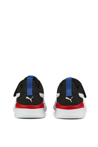 Puma Unisex Çocuk Anzarun Lite AC INF Spor Ayakkabı Siyah Beyaz Kırmızı 372010