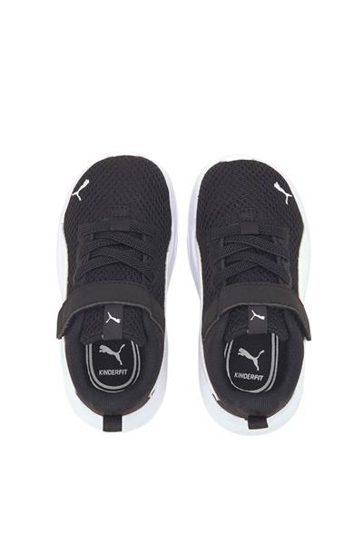 Puma Unisex Çocuk Anzarun Lite AC INF Spor Ayakkabı Siyah Beyaz 372010
