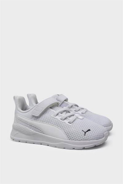 Puma Unisex Çocuk Anzarun Lite AC INF Spor Ayakkabı Beyaz 372010