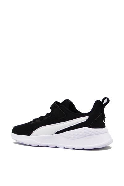 Puma Unisex Çocuk Anzarun Lite AC PS Spor Ayakkkabı Siyah Beyaz 372009
