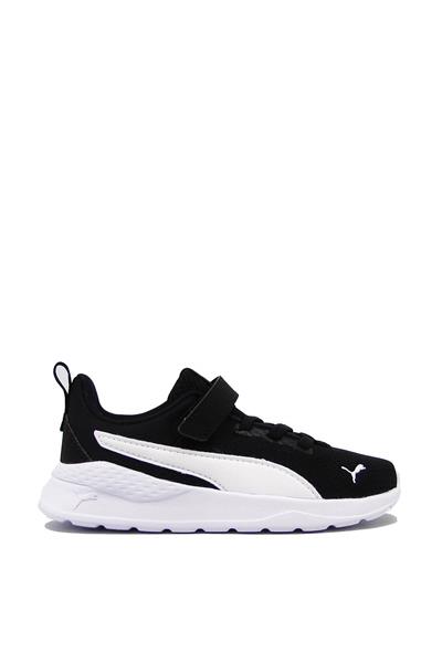 Puma Unisex Çocuk Anzarun Lite AC PS Spor Ayakkkabı Siyah Beyaz 372009