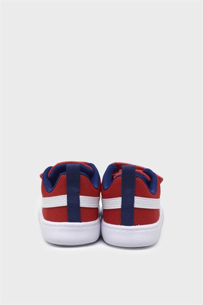 Puma Unisex Çocuk Courtflex v2 Mesh V Inf Kırmızı Beyaz 371759