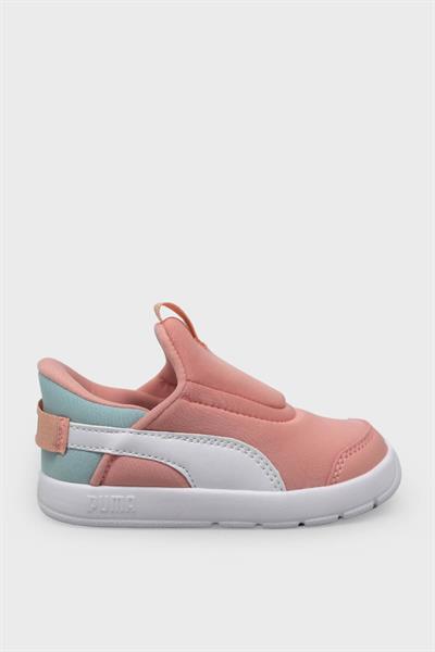Puma Unisex Çocuk Courtflex V3 Sliptech Inf Pembe Beyaz 399735