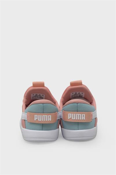 Puma Unisex Çocuk Courtflex V3 Sliptech Inf Pembe Beyaz 399735