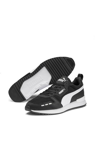 Puma Unisex R78 Spor Ayakkabı Siyah Beyaz 373117