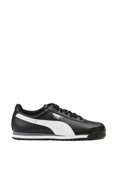 Puma Unisex Roma Basic JR Siyah Beyaz 354259