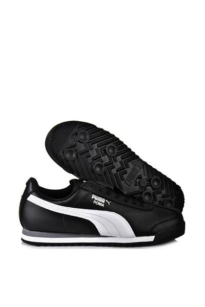 Puma Unisex Roma Basic JR Siyah Beyaz 354259