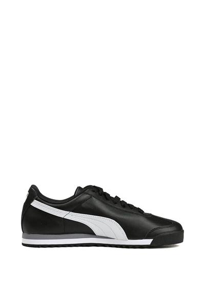 Puma Unisex Roma Basic JR Siyah Beyaz 354259
