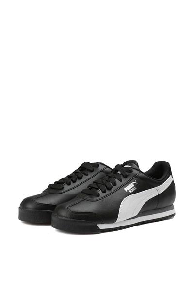 Puma Unisex Roma Basic JR Siyah Beyaz 354259