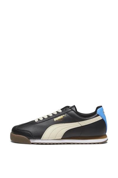 Puma Unisex Roma Basic Spor Ayakkabı Siyah Mavi 369571