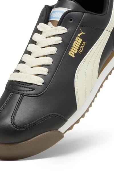 Puma Unisex Roma Basic Spor Ayakkabı Siyah Mavi 369571