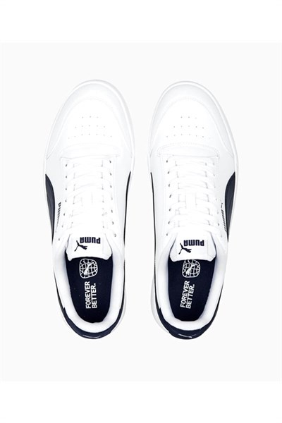 Puma Unisex Shuffle Spor Ayakkabı Beyaz Lacivert 309668