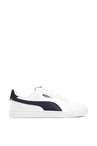 Puma Unisex Shuffle Spor Ayakkabı Beyaz Lacivert 309668