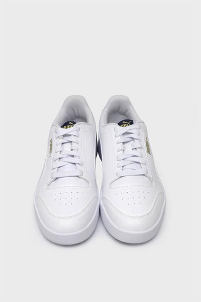Puma Unisex Shuffle Spor Ayakkabı Beyaz Lacivert Gold 309668