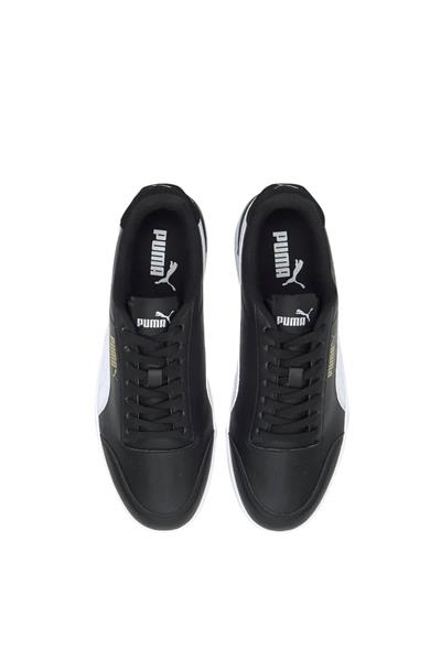 Puma Unisex Shuffle Spor Ayakkabı Siyah Beyaz 309668